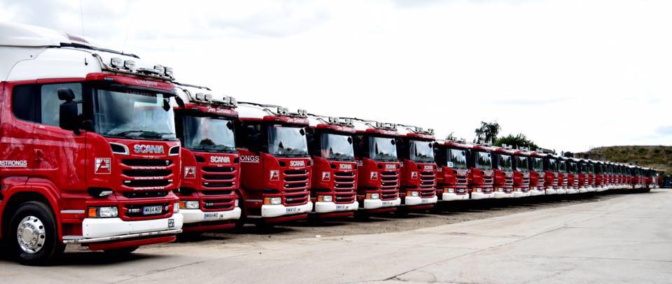 Fleet of Armstrongs vehicles