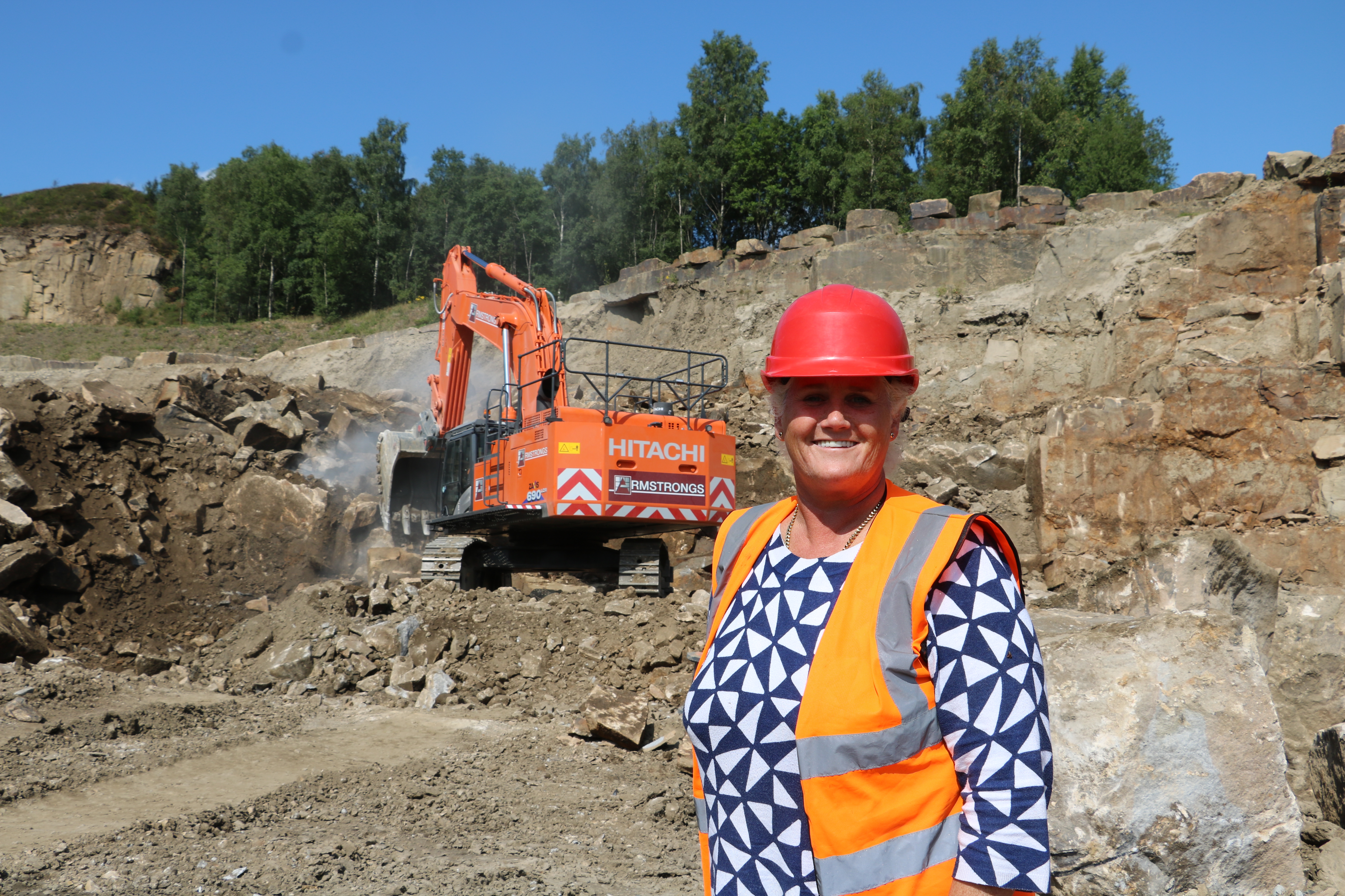 Emma at quarry