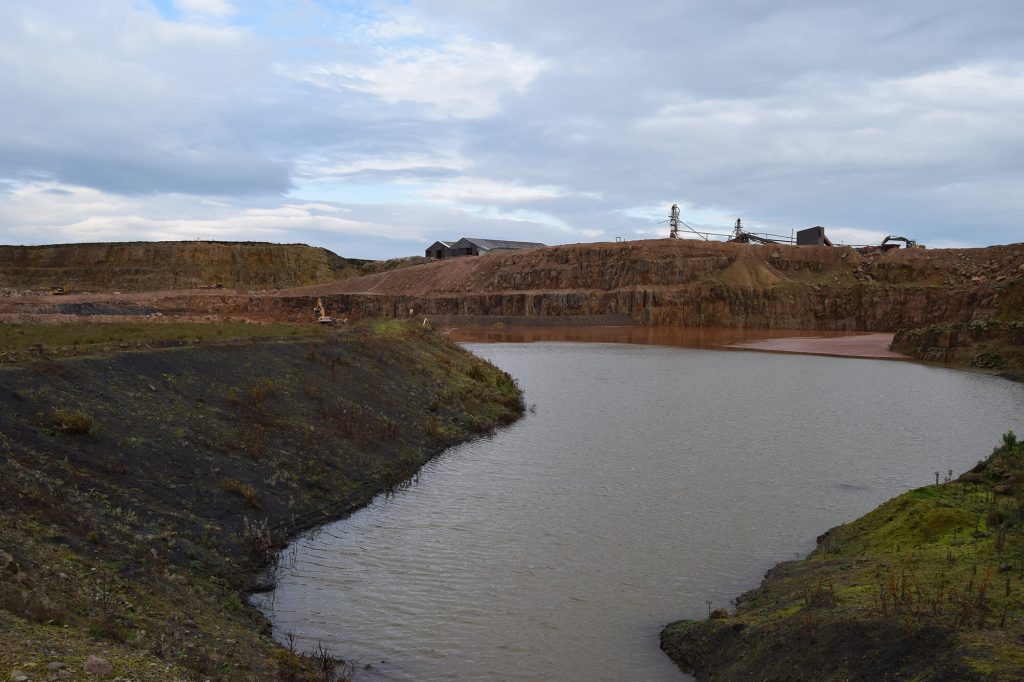 lake at quarry