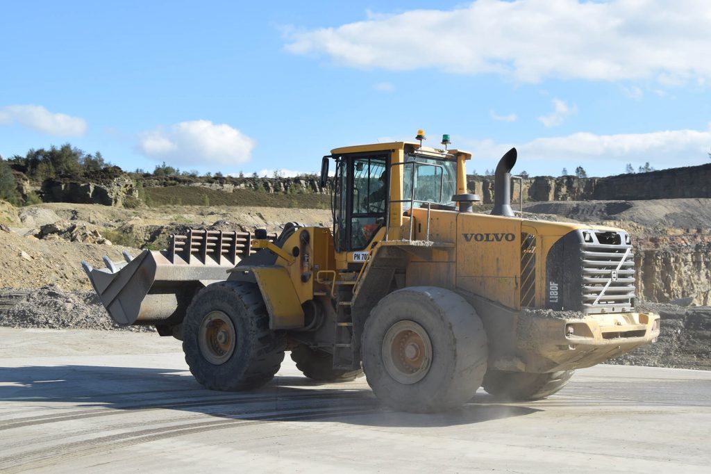 Armstrongs vehicle at Brinscall Quarry