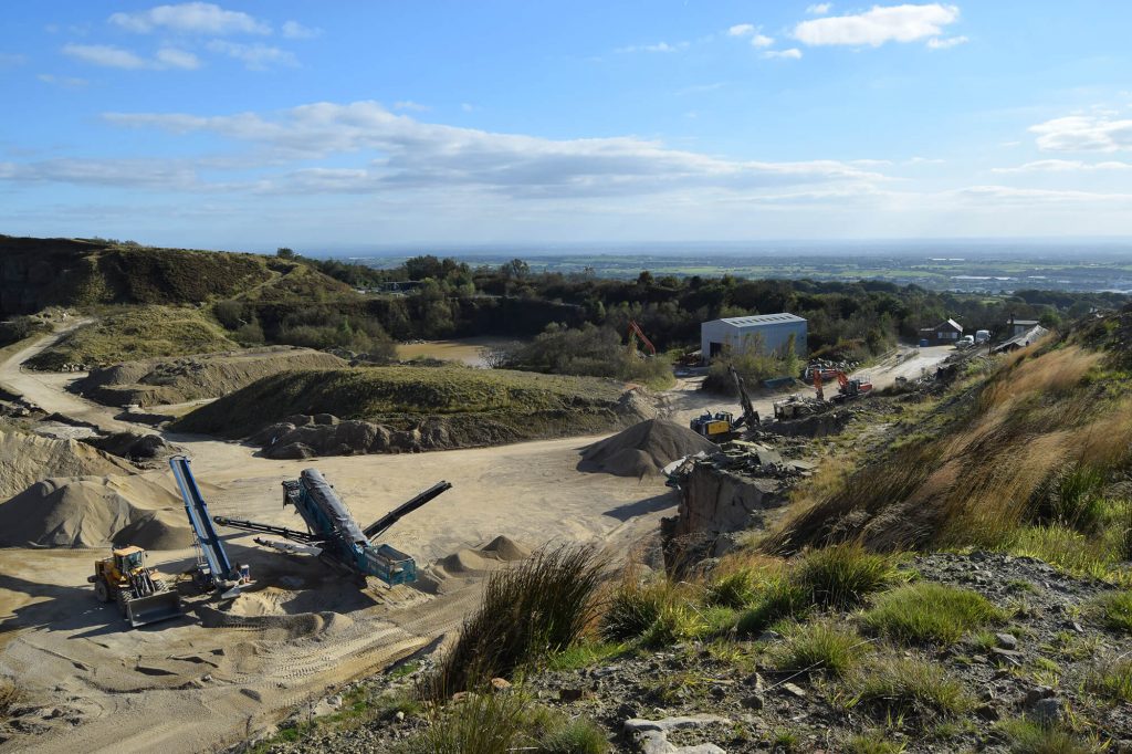 view of Montcliffe Quarry