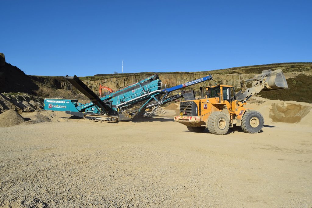 Conveyor at Montcliffe Quarry