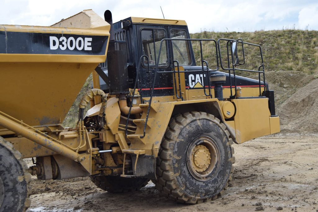 CAT vehicle at Montcliffe