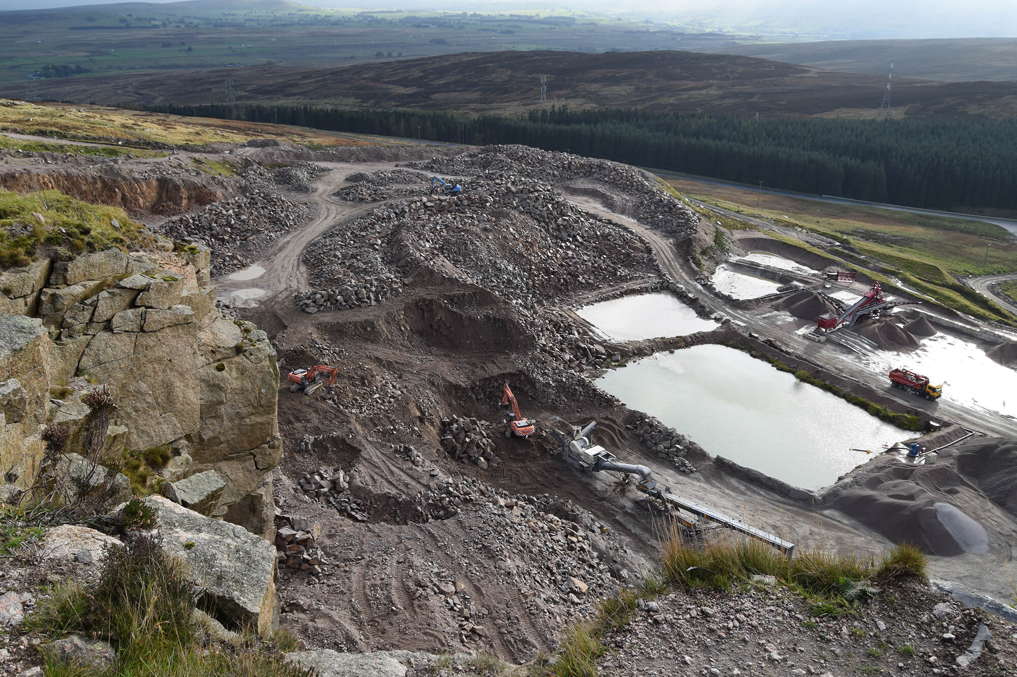 Shap Quarry top-down view