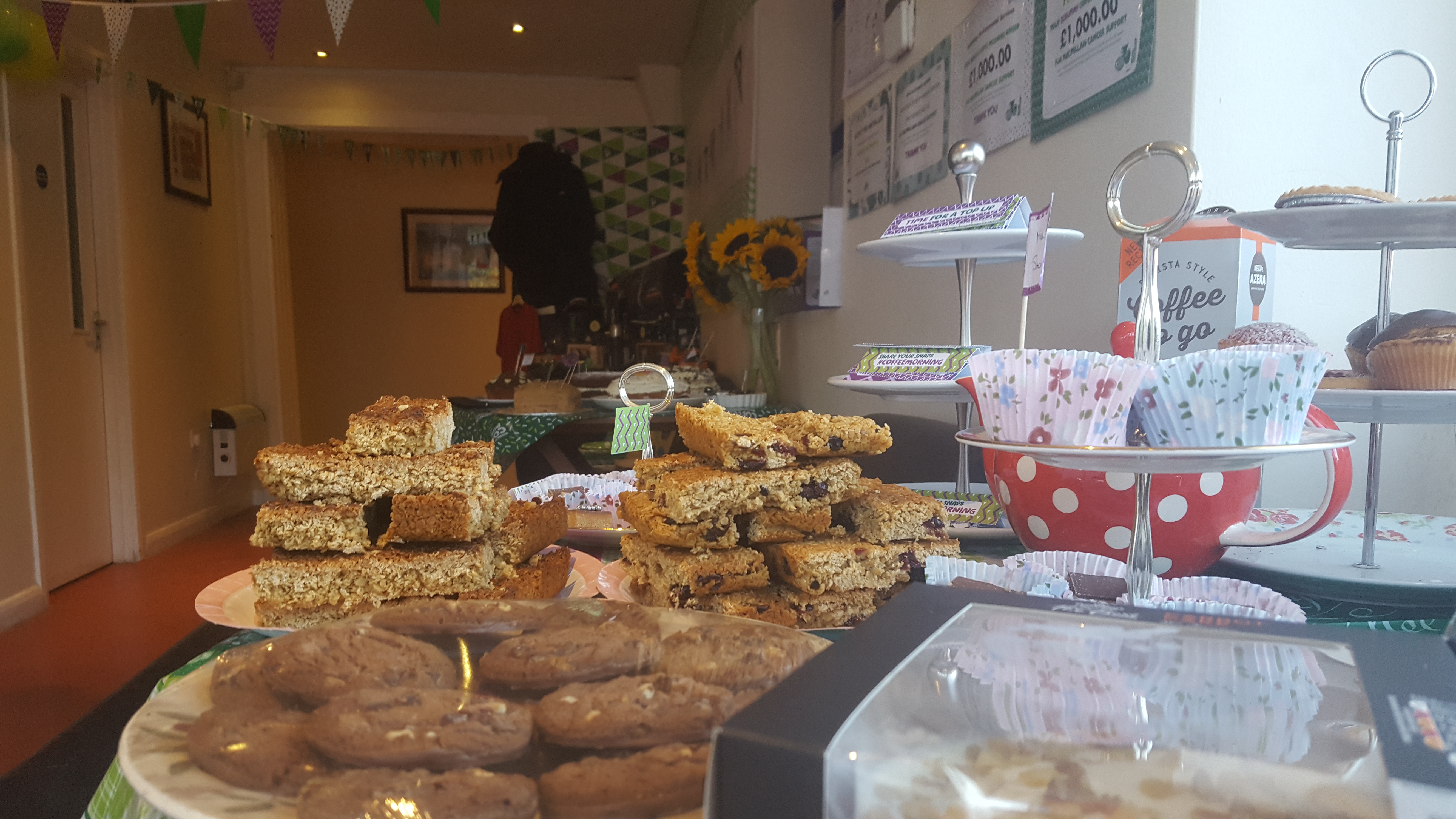 Cakes ready for Macmillan coffee morning